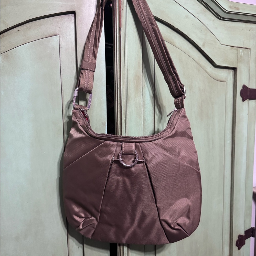 Travelon Brown Crossbody Bag